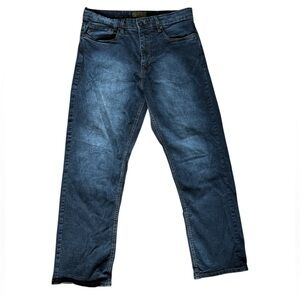 Urban Star Men’s Jeans Blue Denim Relaxed Straight Fit Size 34x30